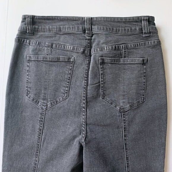 Du Jour Women Medium Gray High Rise Pocket Jeggings, size 6 - Picture 8 of 15